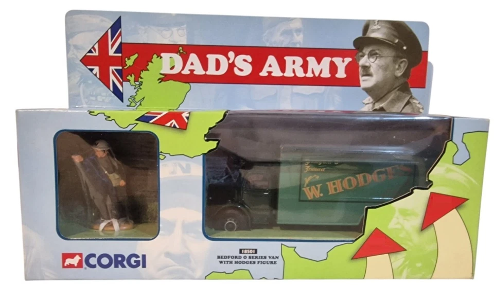 Dad's Army Bedford O Series Van & Hodges & Thornycroft Van & Jones CORGI set - Image 3 of 4