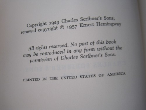 A Farewell To Arms HC 1957 and The Sun Also Rises HC 1954 by Ernest Hemingway - Picture 11 of 24