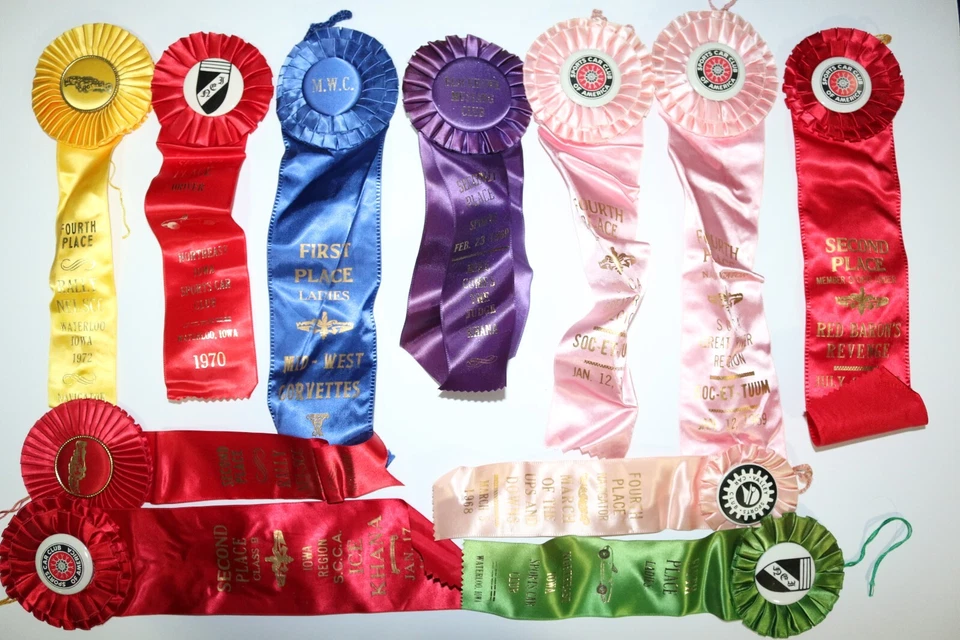 Corvette Mustang 76 cintas ganadoras Sports Car Club of America años 60/70 Foto 3 de 4