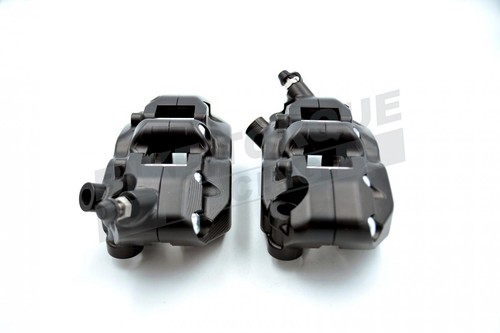 HEL Billet V2 Black 4 Piston Front Brake Calipers & Brembo SA Brake Pads to fit - Picture 5 of 7