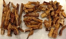10 Pounds Natural BULLY STICKS & PIECES Dog Chews Dental Treat USA MATERIAL