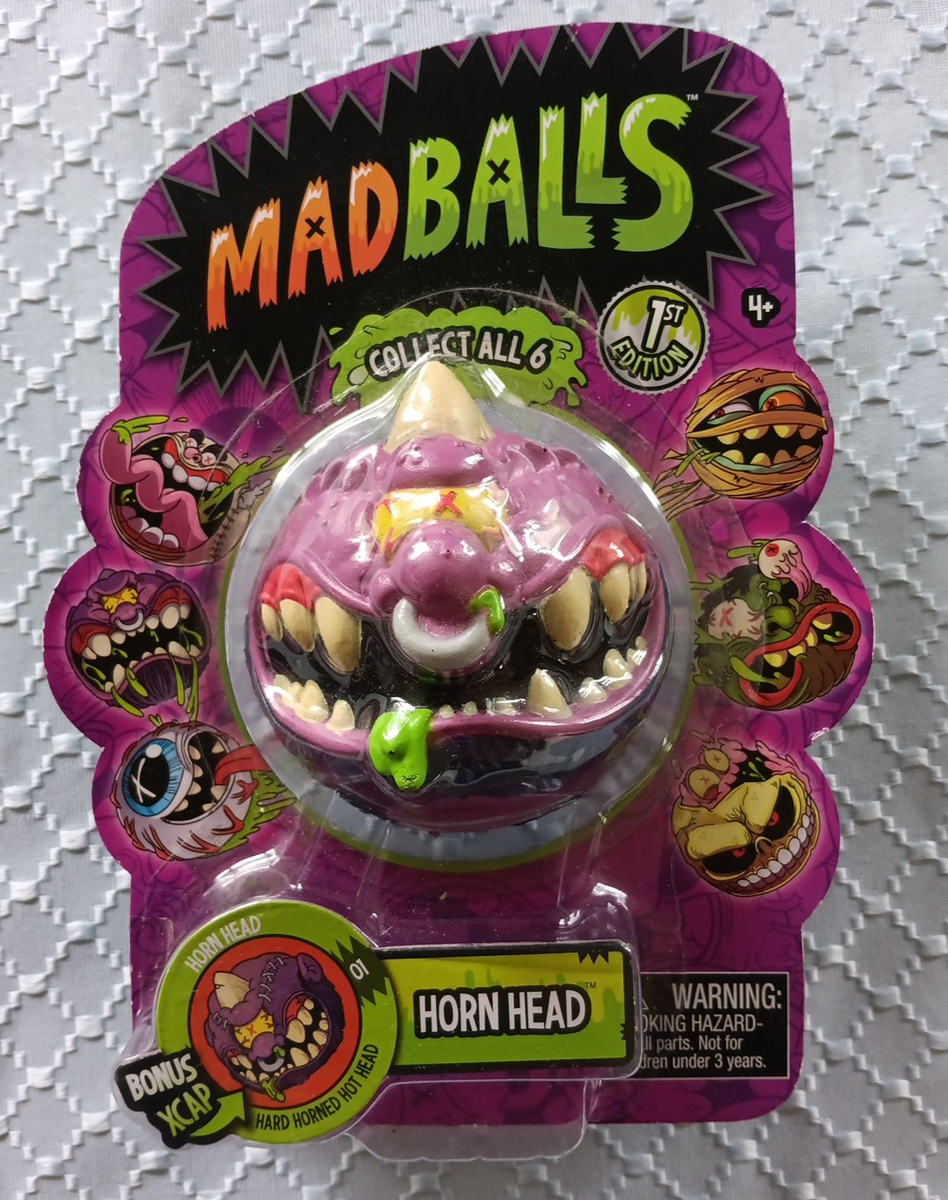 Madballs Series 1 Horn Head 1st Edition Mad Balls 2016 American