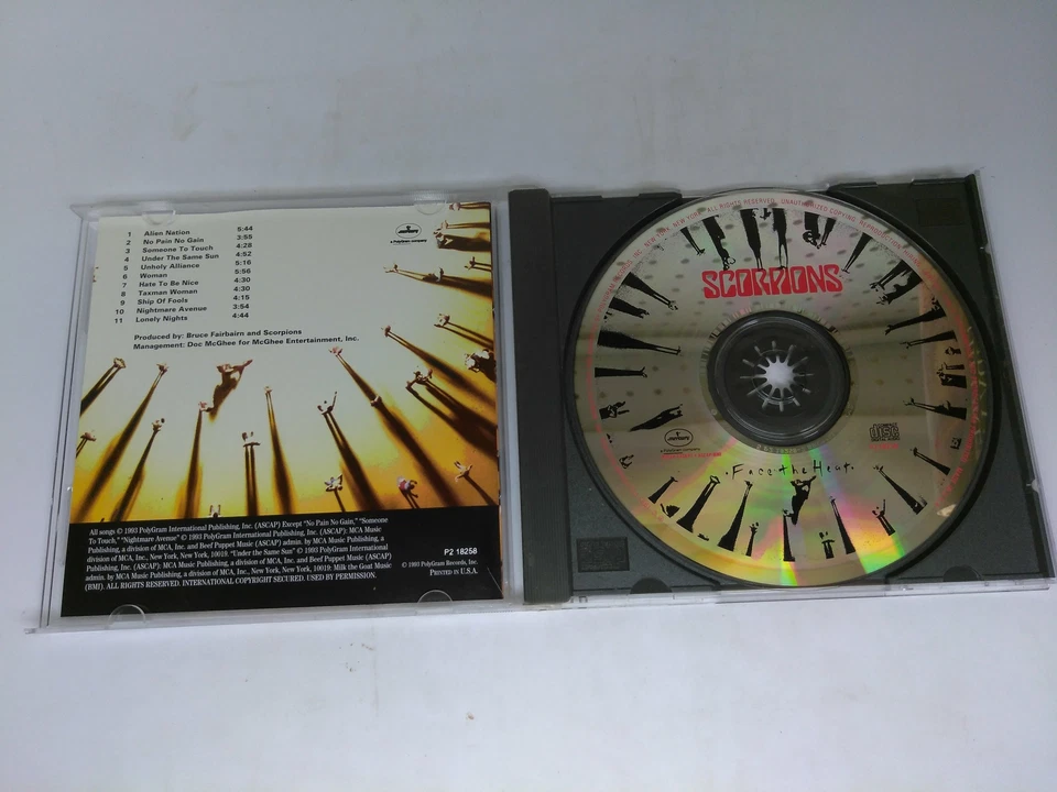 Face The Heat by Scorpions CD 1993 — 第 2/4 张图片