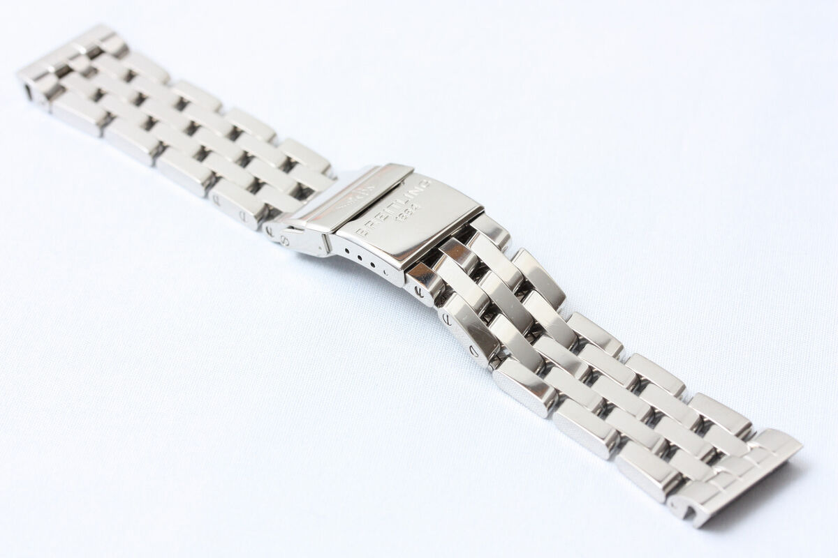 Breitling 20-18 Pilot Bracelet Polish Finish end links 20mm Breitling 20-18 Pilot Bracelet Polish Finish end links 20mm