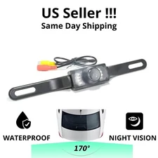 Rear View Camera Backup License Plate for Pioneer AVH-200BT, Night Vision Camera