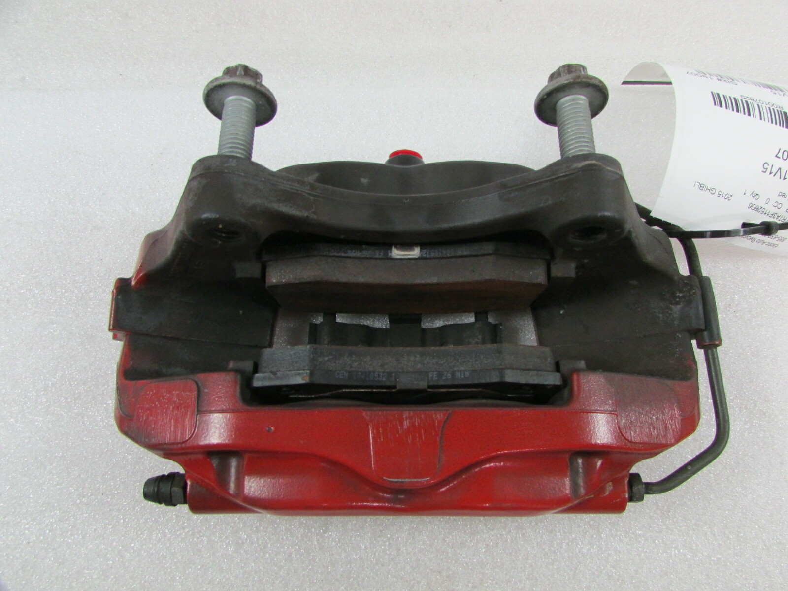 Maserati Ghibli Q4,  RH, Right Rear Brake Caliper, Red 
