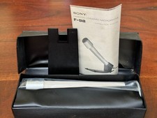 SONY CARDIOD MICROPHONE F98 NEW UNUSED- RECORDING MUSIC PODCAST ENGERINING SING