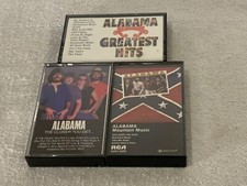 Alabama lot of 3 Audio Cassette Tapes- Mtn. Music, Greatest Hits, Closer You Get