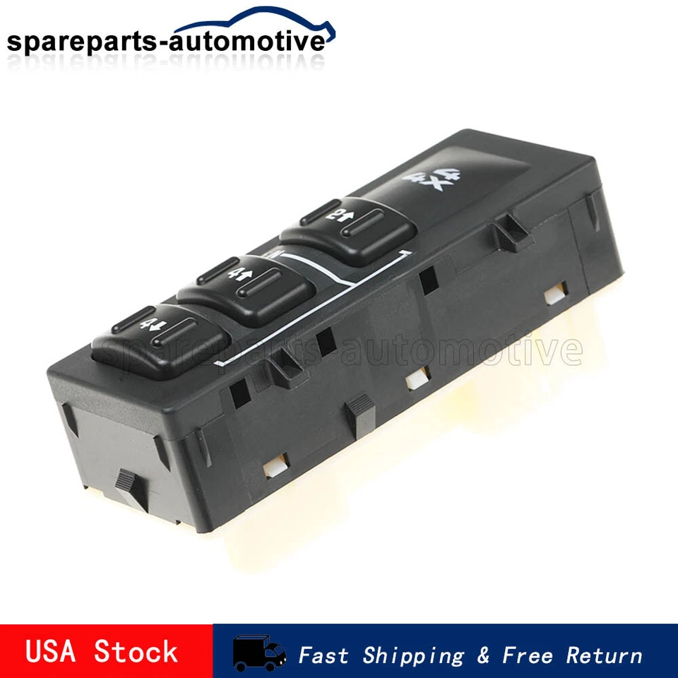 Interruptor selector de caja de transferencia para GMC Sierra 1500 2500 HD Chevrolet 4x4 19259312 Foto 3 de 4