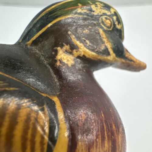 ANRI Italy Wildlife Collection WOOD DUCK Mallard Hand Painted Miniature Signed - Bild 4 von 10
