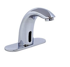 Automatic Hands Free Sensor Faucet Hot Cold , Chrome HDD413