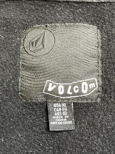 VOLCOM YOUTH XL FEAR SLIM MASK SWEATSHIRT, FULL ZIP Dracula HOODIE, BLACK, 18/20 - Picture 10 of 22