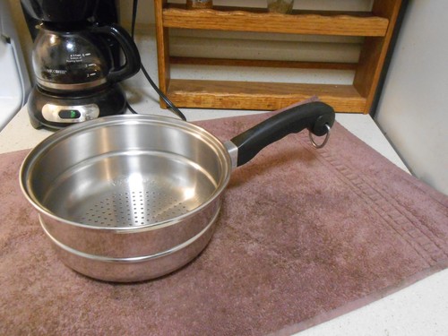 SALADMASTER 8" Steamer Insert Stainless CLEAN & SHINY, NO RUST, SITS FLAT! - Picture 2 of 4
