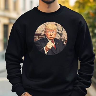 Trump Manga Sweatshirt Kuschelig und Perfekt für jeden Anlass S bis 4XL