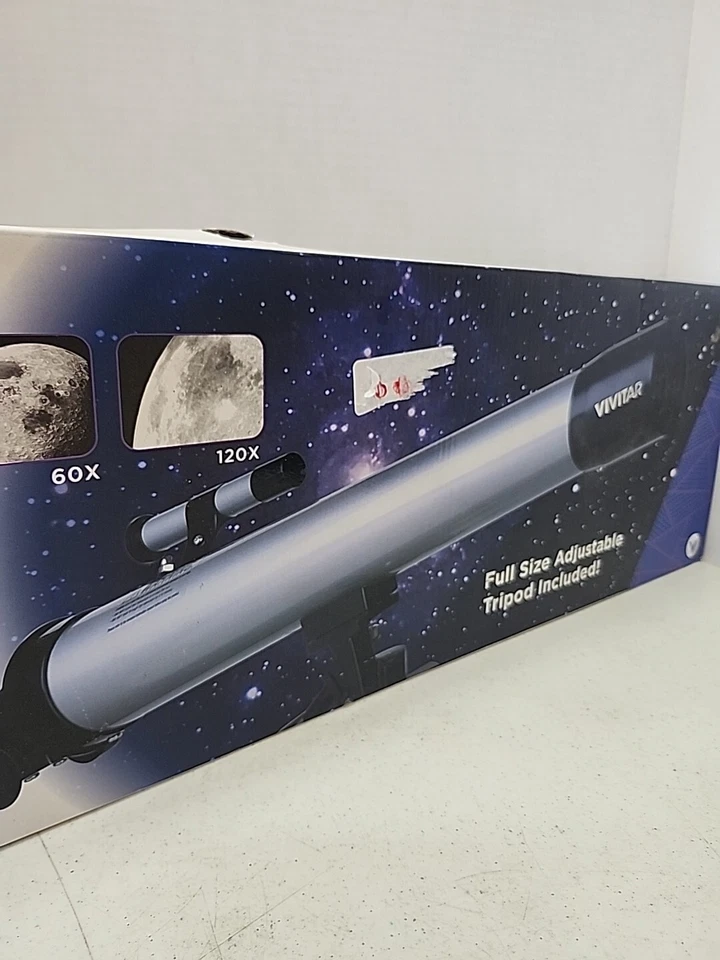 Vivitar Stars & Beyond  60X/120X Refractor Telescope Gently Used w/ Box. Free Sh - Image 3 of 4