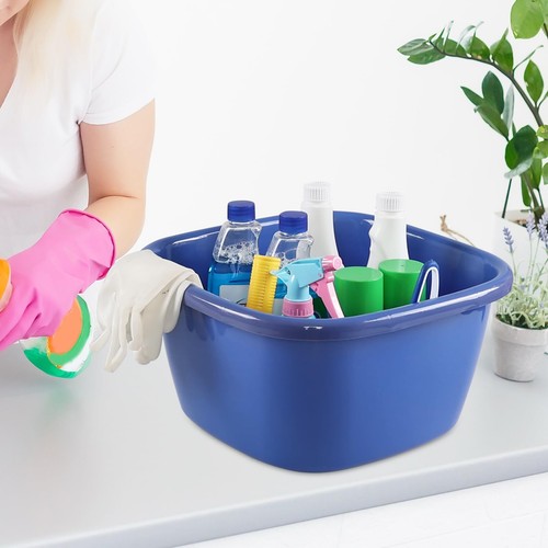 2 Pack 18 Quart Plastic Wash Basin Stackable Camping Dishpan Vegetable Fruit ... - Picture 6 of 7