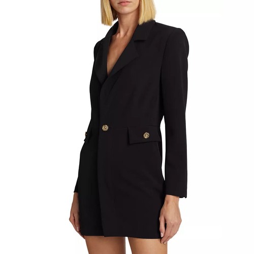NEW Generation Love, Size XL Women's Jeanne Crepe Blazer Dress - Black - Picture 4 of 6