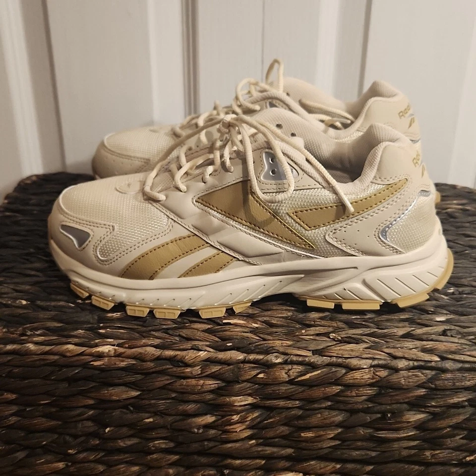 Reebok Womens Hyperium Work Safety Shoes Cream Size 10.5 Wide Steel Toe Workwear - Image 2 of 4