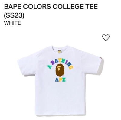 【A BATHING APE】COLORS COLLEGE TEE s-l400.jpg