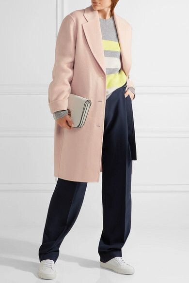 ACNE STUDIOS COAT LANDI DOUBLE WOOL CASHMERE COAT PASTEL ACNE STUDIOS COAT LANDI DOUBLE WOOL CASHMERE COAT PASTEL