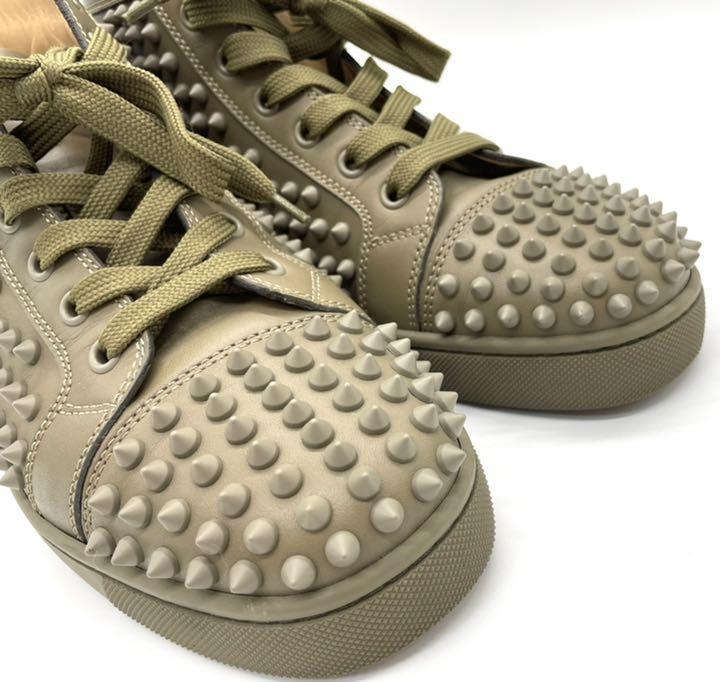 高級上質Christian Louboutin、シューズ、スタッズ、ハラコ、40