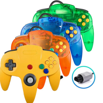 Retro N64 Controller 64-Bit Gamepad Joystick für Nintendo 64 N64 System Konsole