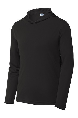 Sport-Tek YST358 Youth Long Sleeve PosiCharge Competitor Hooded Stylish Pullover - Picture 2 of 8