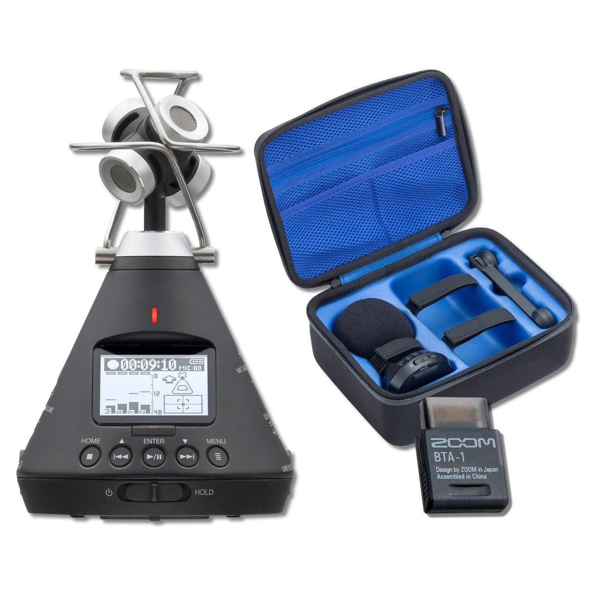 ZOOM H3-VR ハンディレコーダー ブラック BTA-1 付き Zoom H3-VR 360