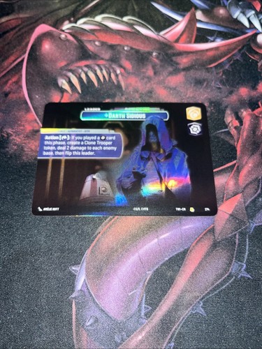 Chancellor Palpatine - Playing Both Sides 274 TOR Leader Showcase Foil Star Wars - Bild 2 von 2