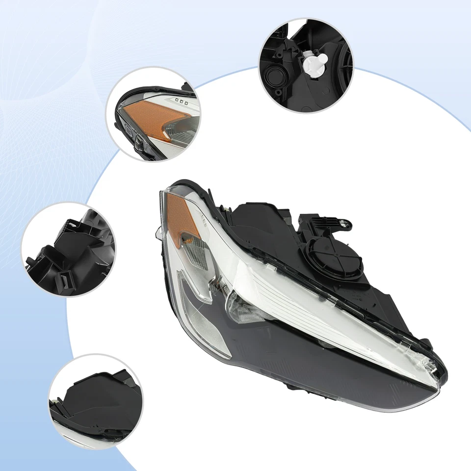 Right Passenger Side Headlight For 2016-22 BMW X1 Halogen Headlight Models Foto 4 de 4