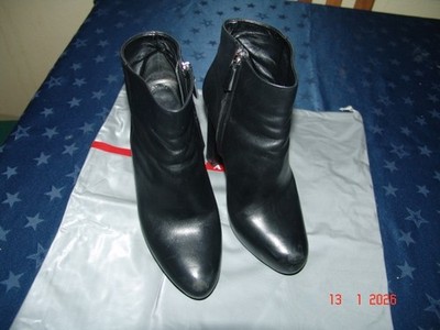 Prada Stiefelette Ankle Boots Leder schwarz - Gr. 39 - OVP