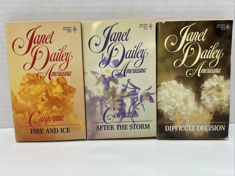 Lot Of 12 Janet Dailey Mixed Titles Romance Novels Paperbacks Foto 3 de 4