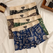 ??Men?s Bamboo Boxer Shorts 3 Pack ?Breathable Moisture Wicking Underwear Bl...