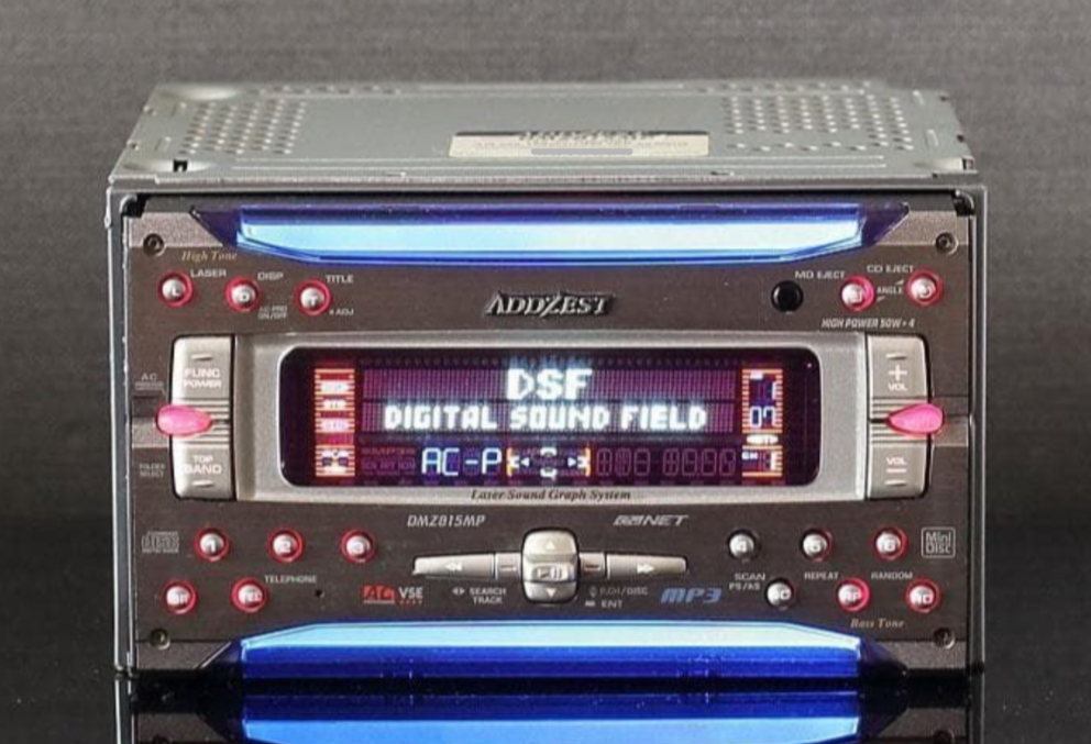 Clarion ADDZEST DMZ815MP 2DIN CD MD Car Audio Player Tuner