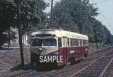 1964 PSTC at Drexel Hill, PA 4x6 Borderless RAILROAD PHOTO  