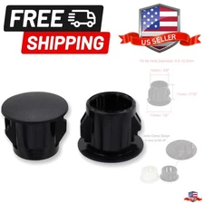 Hole Plugs Plastic 10mm 3/8" Fit for 9.5-10mm Diameter Locking Hole Tube Flus...