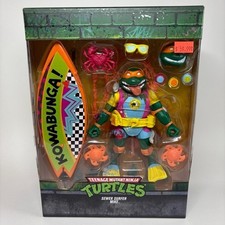 NEW Sewer Surfer Mike Action Figure Super7 Ultimates TMNT NIB 2021 Michelangelo