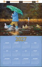 Design Works 2027 Sequin Calendar Felt Applique Kit-Rainday - 5A0036FW-1H7L6