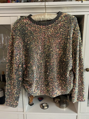 Pullover Pailletten S SOGOLD NP 139€ Neu