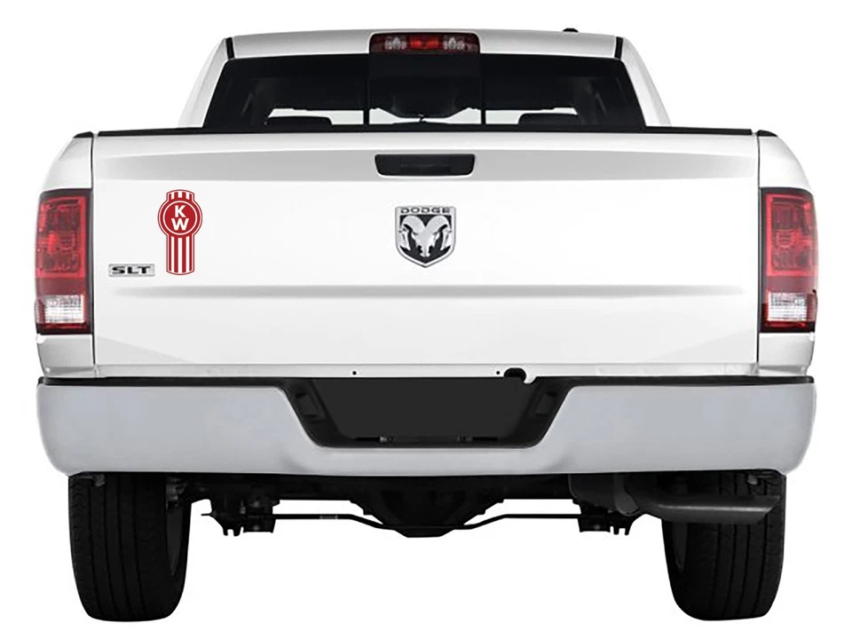2 calcomanías adhesivas de vinilo laminado troquelado con logotipo Kenworth elige tamaños camiones Foto 3 de 4