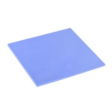 Soft Silicone Thermoconductive Bearings with Adhesive 100mmx100mmx1.5mm Blue
