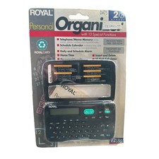Vintage Royal Personal Organizer DM75 2KB Memory NEW SEALED NOS Retro Tech