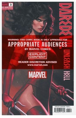 DAREDEVIL UNLEASH HELL RED BAND #3 MARVEL COMICS 2025 IVAN TALAVERA VARIANT NM
