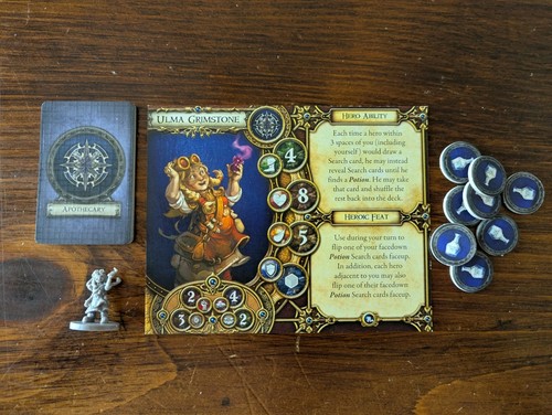 Descent: Journeys in The Dark - 2nd Edition Labyrinth Of Ruin Heros & Cards Only - 第 2/5 張圖片
