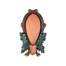 Trophäenschild für reh aus holz. Geweih. Stangen. 29x17cm 031703 