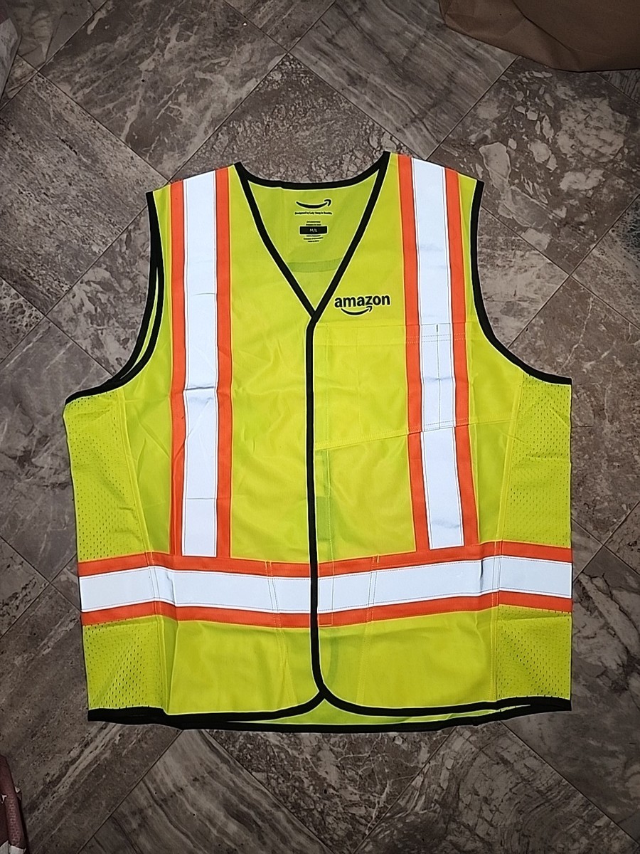 New Amazon Reflective Vest Yellow Men's M/L