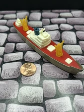 #1015# Vintage Tootsie toy Cargo Ship 