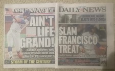 Mets Win 2024 NLDS- lot of 2 papers