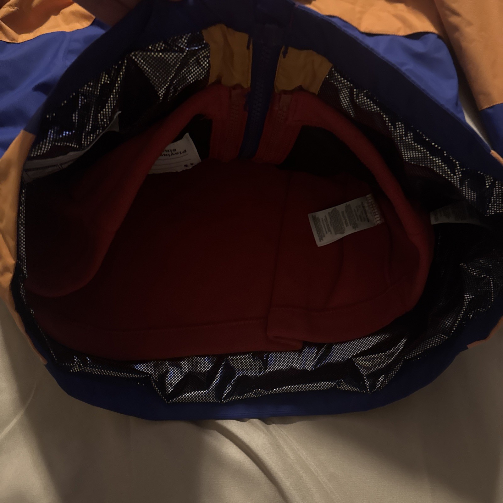 Columbia Bugaboo Fleece Interchange Jacket Boys Size Large, Blue/Orange NWT image 6