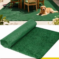 7ft x 10ft Green Artificial Grass Rug Grass Carpet Rug